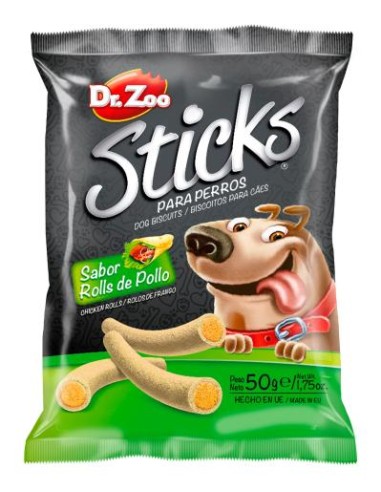 DZ STICKS ROLL POLLO 50GR (CAJA 12UD)